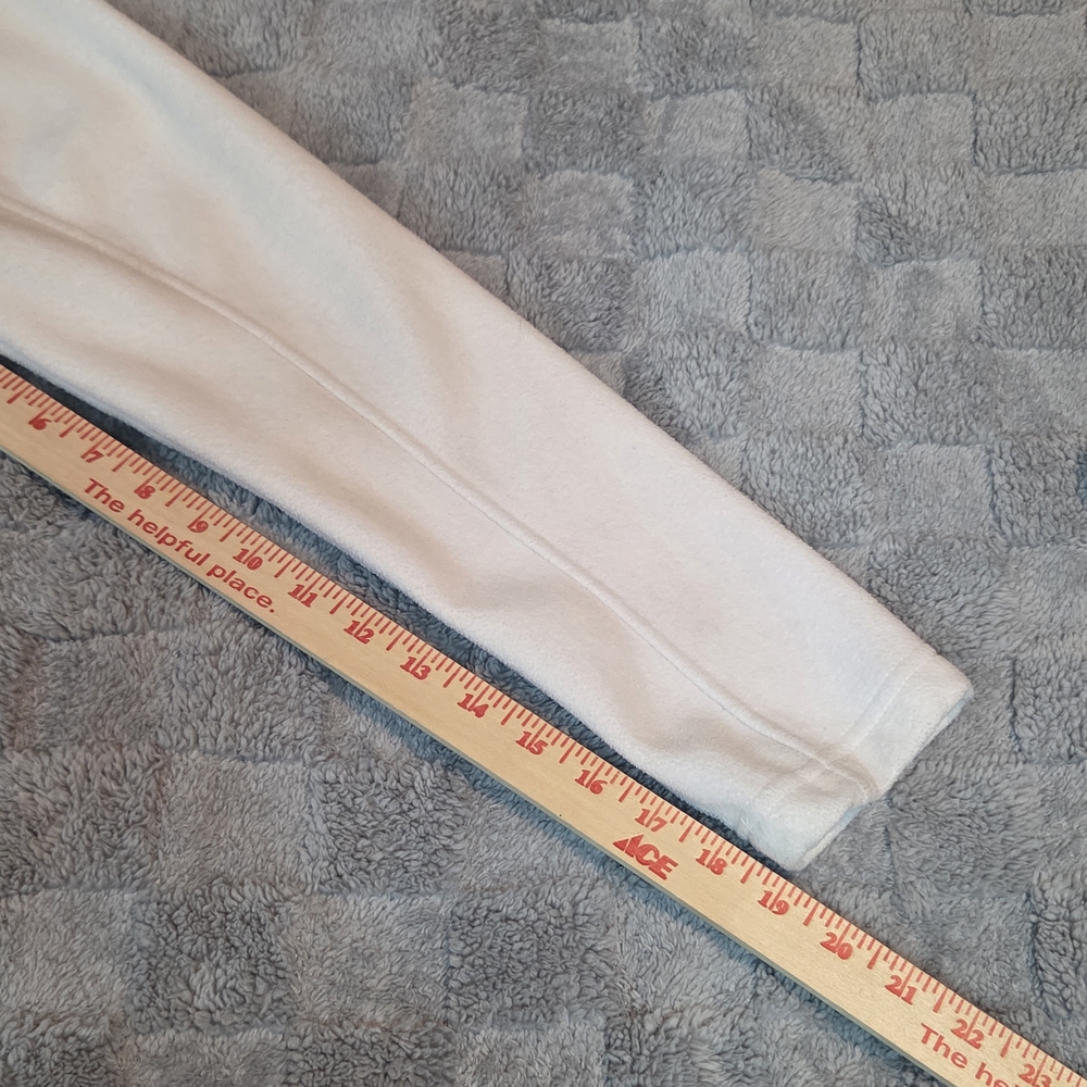 Columbia Full Zip Jacket Women's Size Medium  White Fleece Pockets - Picture 7 of 13